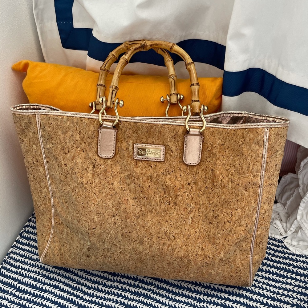 Lilly Pulitzer cork bag